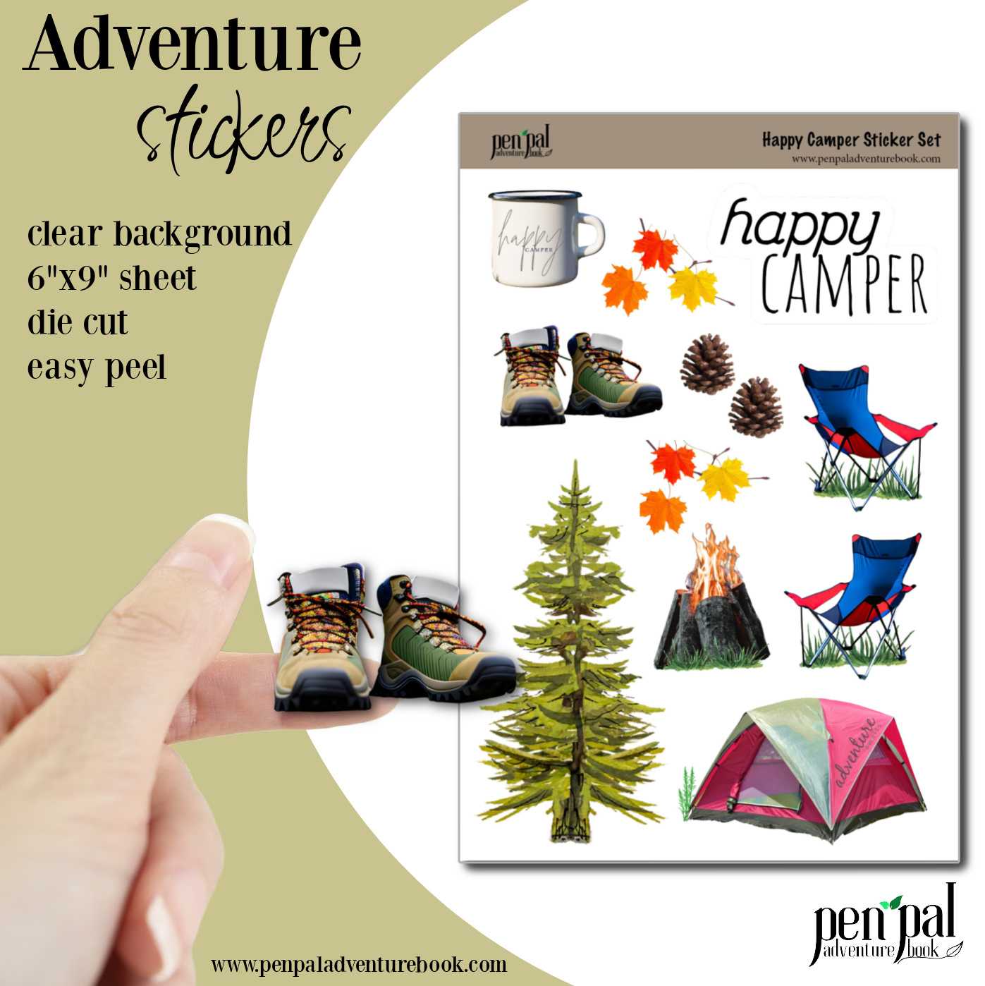 This sticker set was made to... - Pen Pal Adventure Book | Facebook