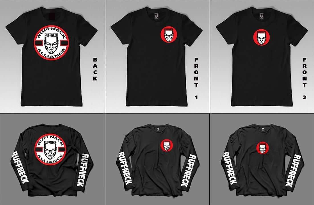 RUFFNECK ALLIANCE CLASSIC SHIRT – SHORT & LONGSLEEVES ! I held a
