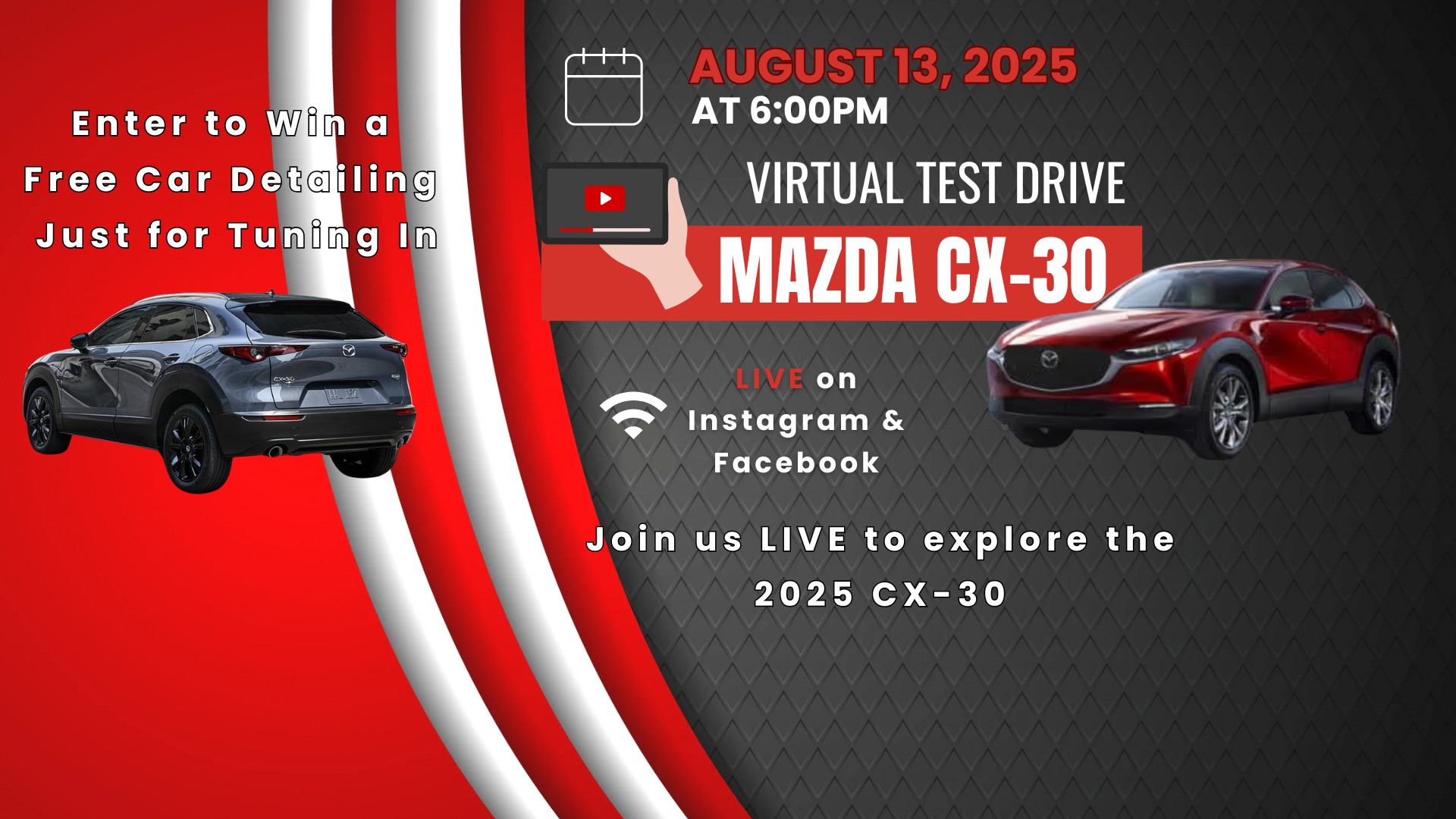 Enter to Win and Take A Virtual Test Drive Mazda CX-30