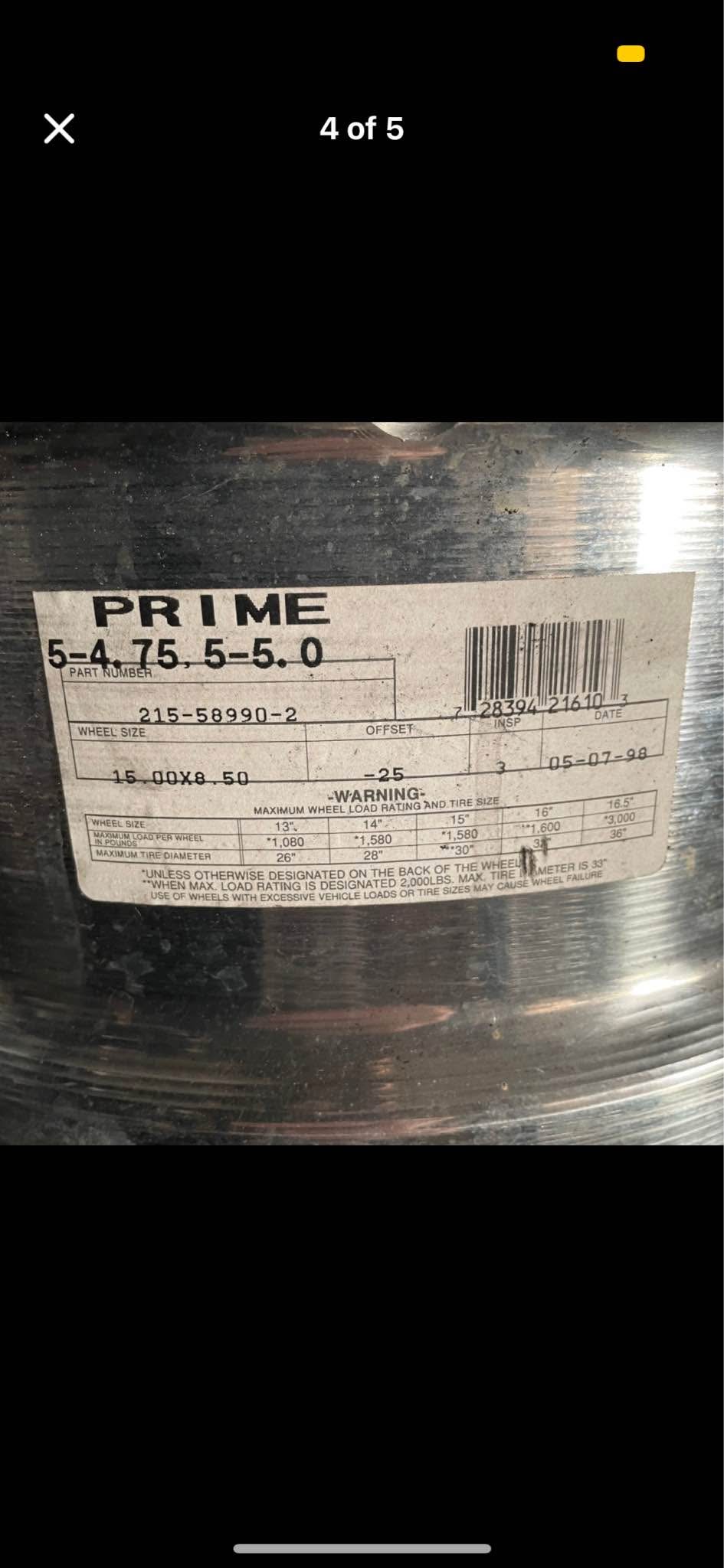 90s Aluminum Prime Wheels - VINTAGE - Car Wheels, Tires & Parts ...