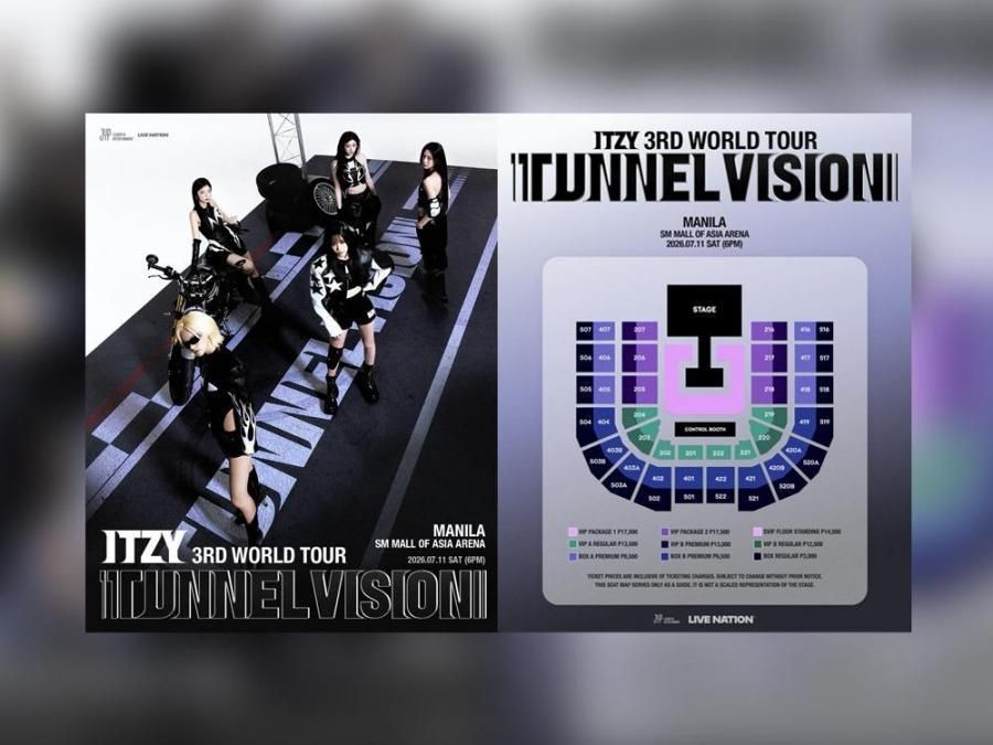 ITZY Tunnel Vision concert VIP tickets for sale in Singapore
