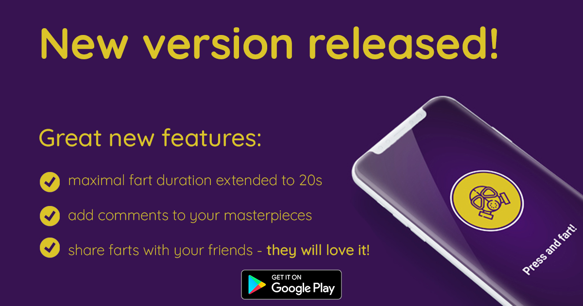 Fart Rater - New Fart Rater version released! ️ maximal...
