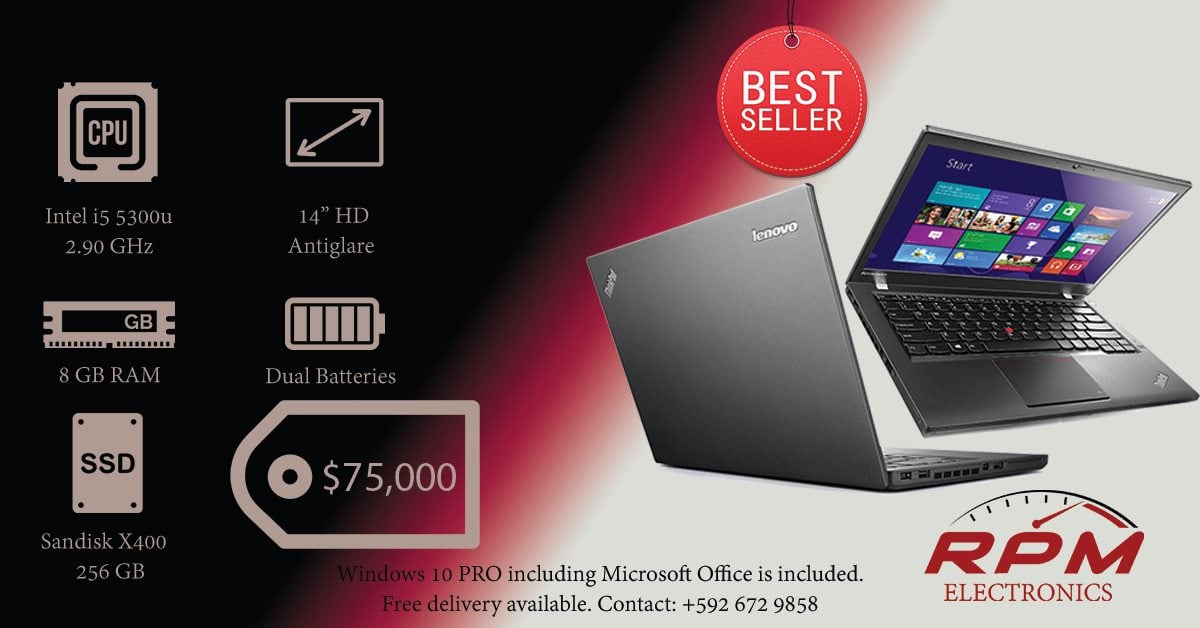 RPM Electronics - LENOVO THINKPAD T450 BACK IN STOCK...