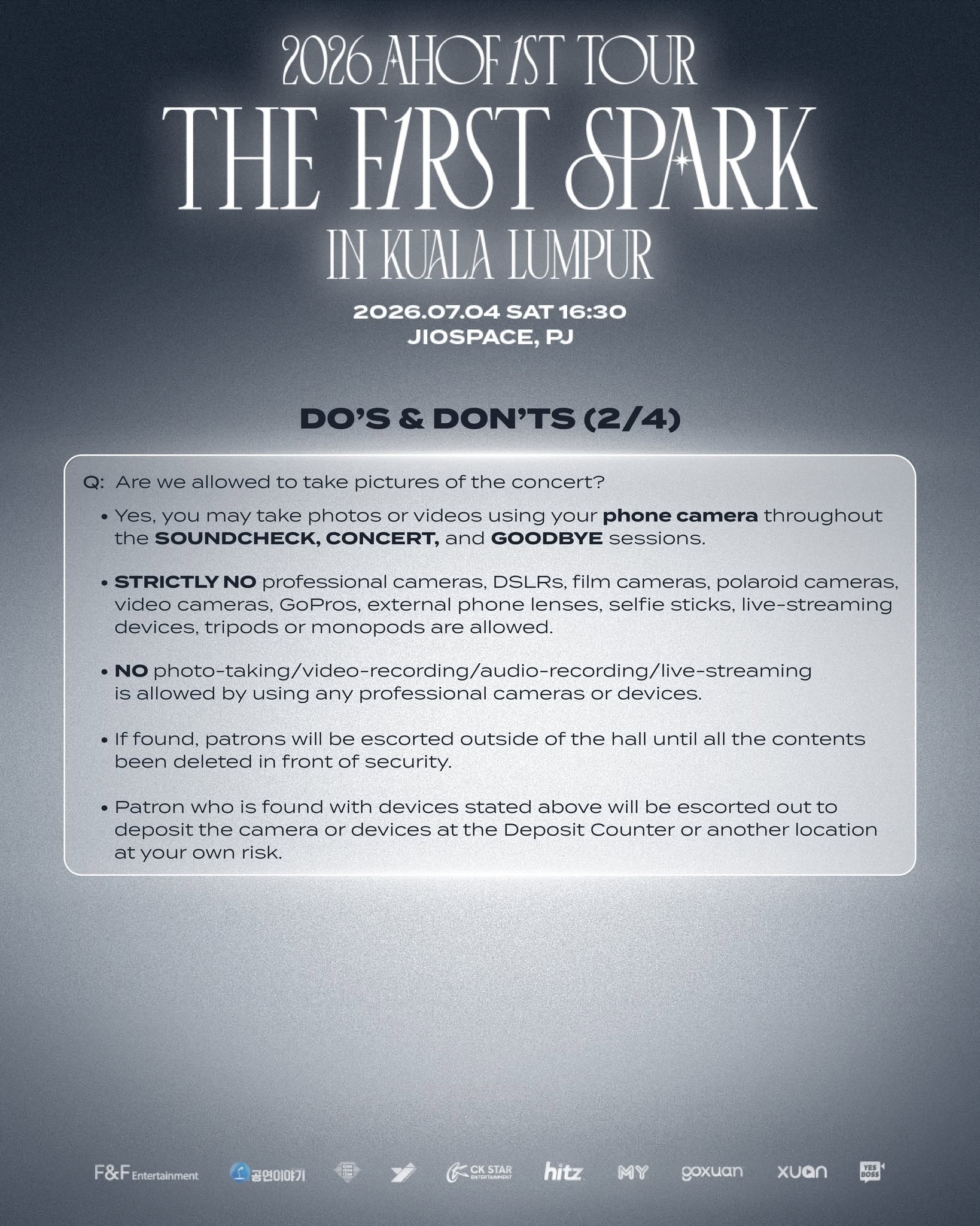 2026 AHOF 1ST WORLD TOUR: THE FIRST SPARK IN KUALA LUMPUR