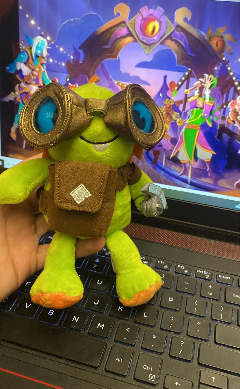 Peluche Murloc World Of Warcraft - Bleu/Vert, Nouveau (Sans Marque)