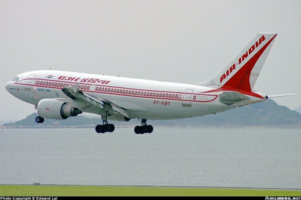Air India's Airbus A310-300 at Chennai airport