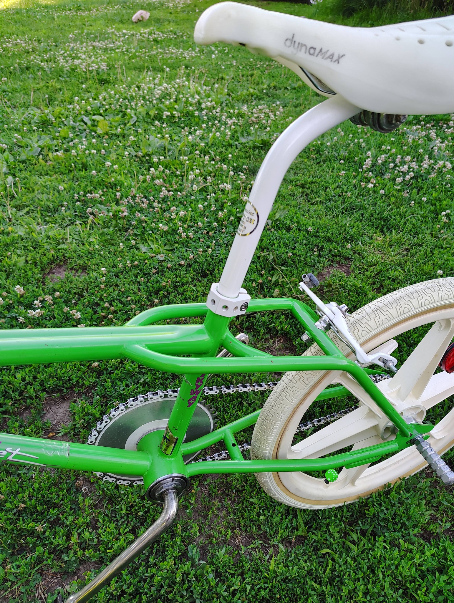 Old school BMX bike with Oakley B1B wheels