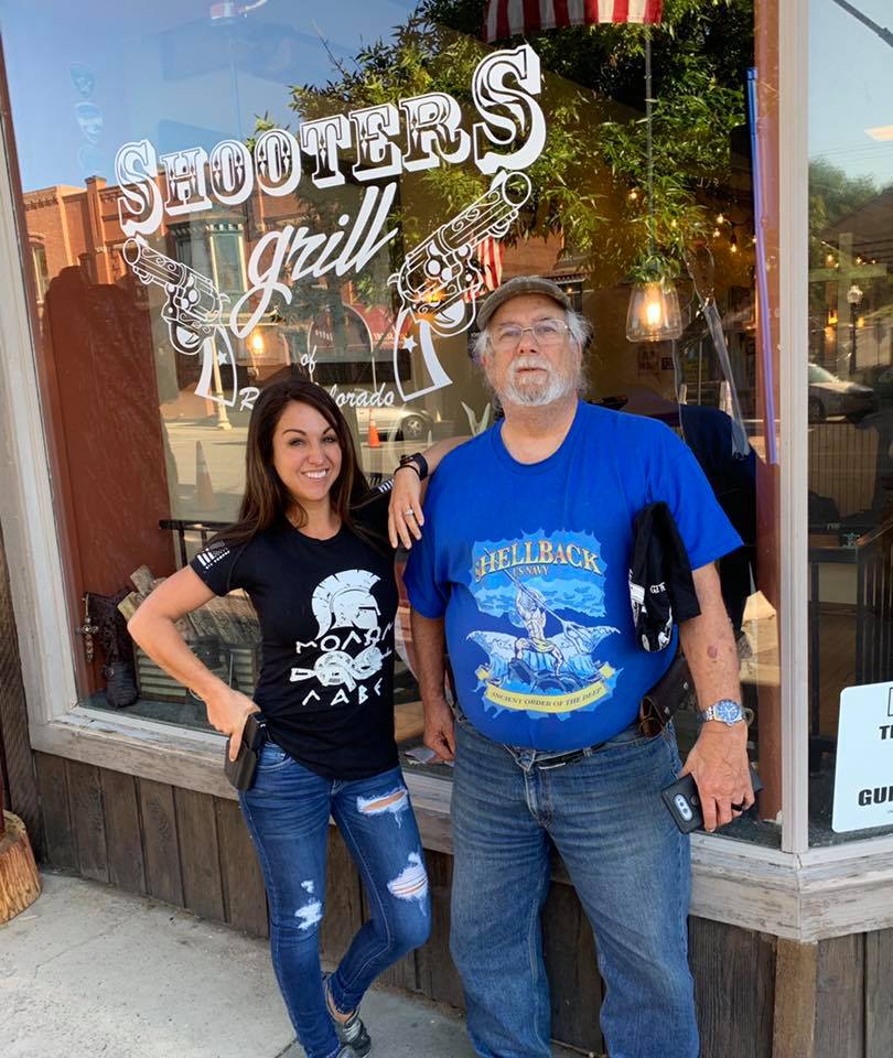 Shooters - One of our TOP FANS stopped in for a visit today!! Lanny ...