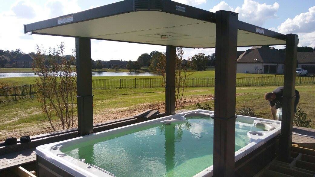 A Hydropool Self-Cleaning swim... - Time Machine Hot Tubs LLC