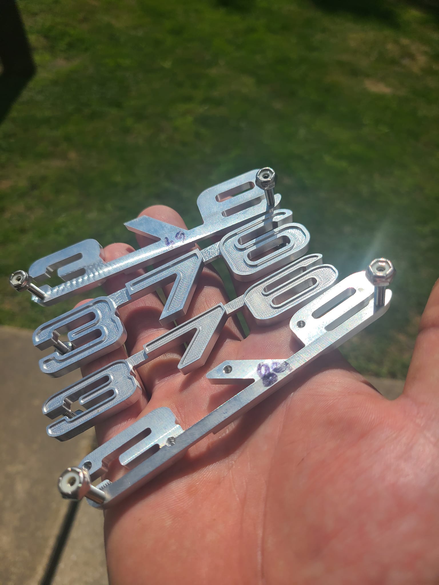 Pair Of Chrome Fender Emblems For 1968-1969 Chevy Camaro - Replacement Set