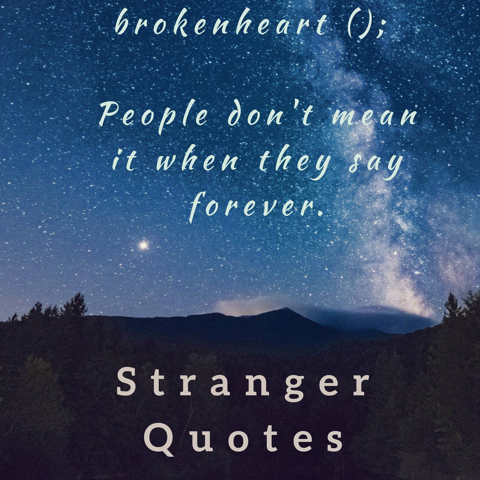 Stranger Quotes