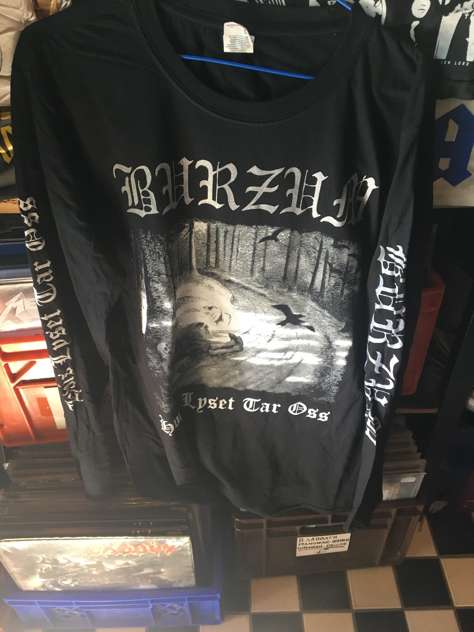 In stock!! Official merch Burzum LS/TS/ Hoodies/Beanie Mayhem LS