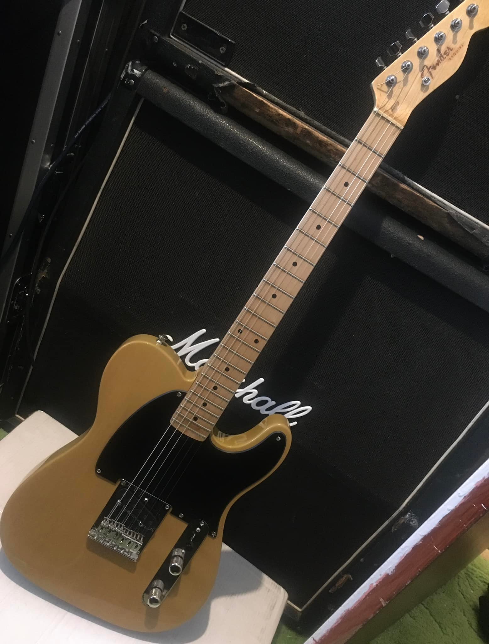 Squier Esquire modded into a Cow Telecaster with JB and SSL-2 pickups