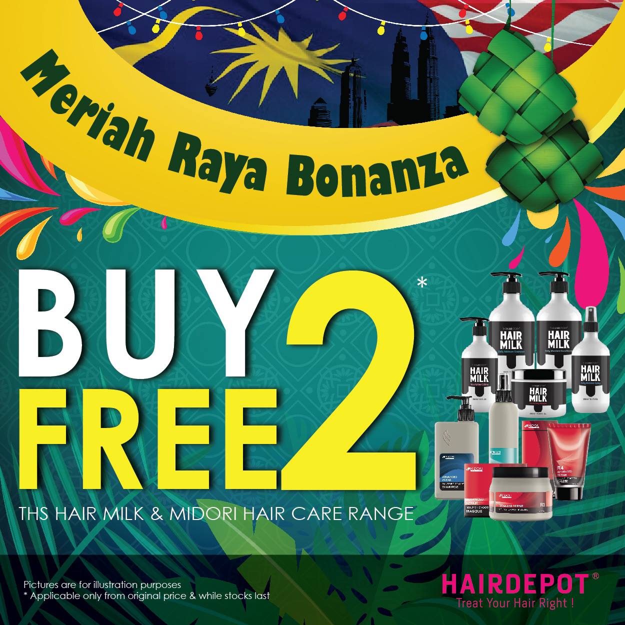 HAIRDEPOT - Let's celebrate this festive Raya with much...