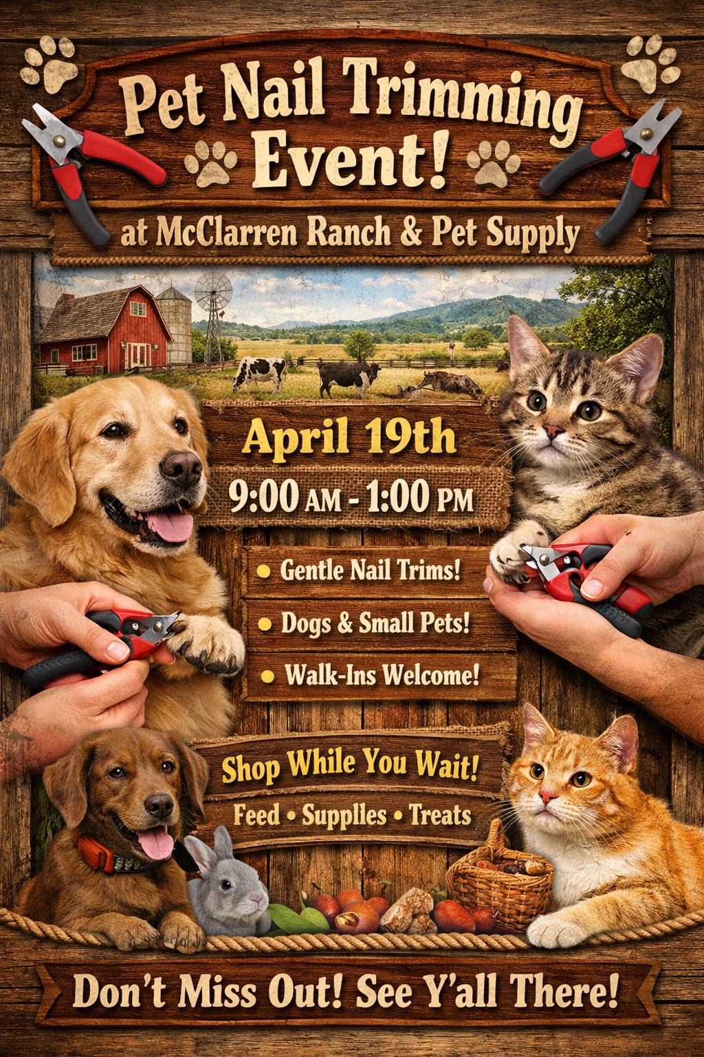 Curated visual reference: Fresh Look at Pet Nail Trimming Event