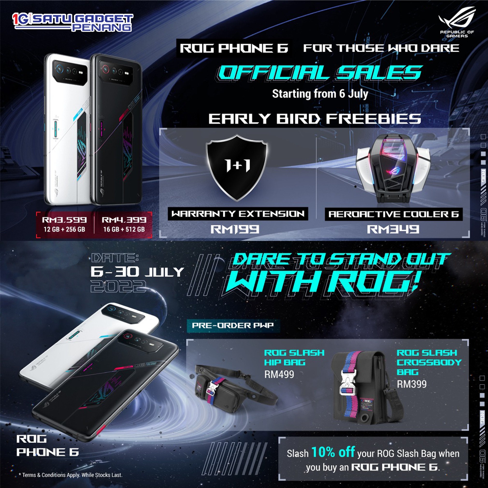 Satu - PRE-ORDER now #ROGPhone6 at Satu Gadget, ROG EXPERIENCE CORNOR ...