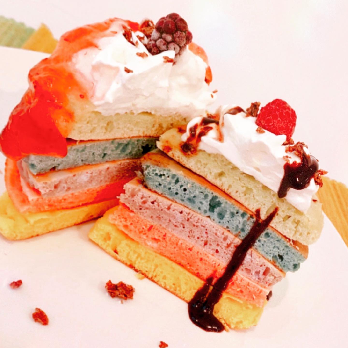 ハッピーカラーパンケーキミックス Home Facebook