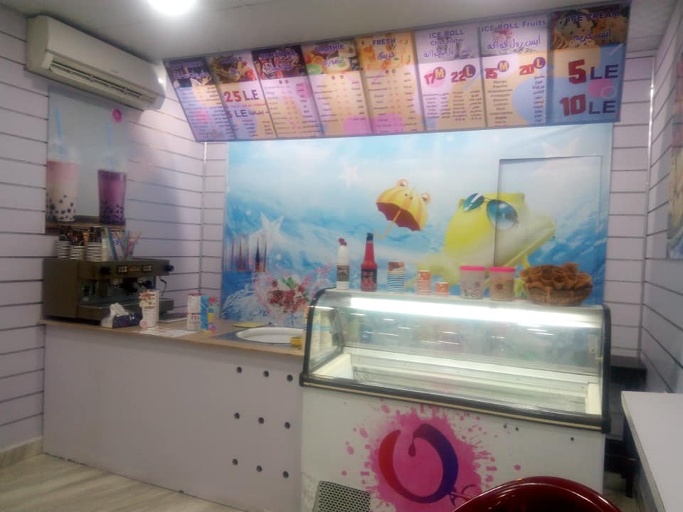 O2 fresh juice and ice cream