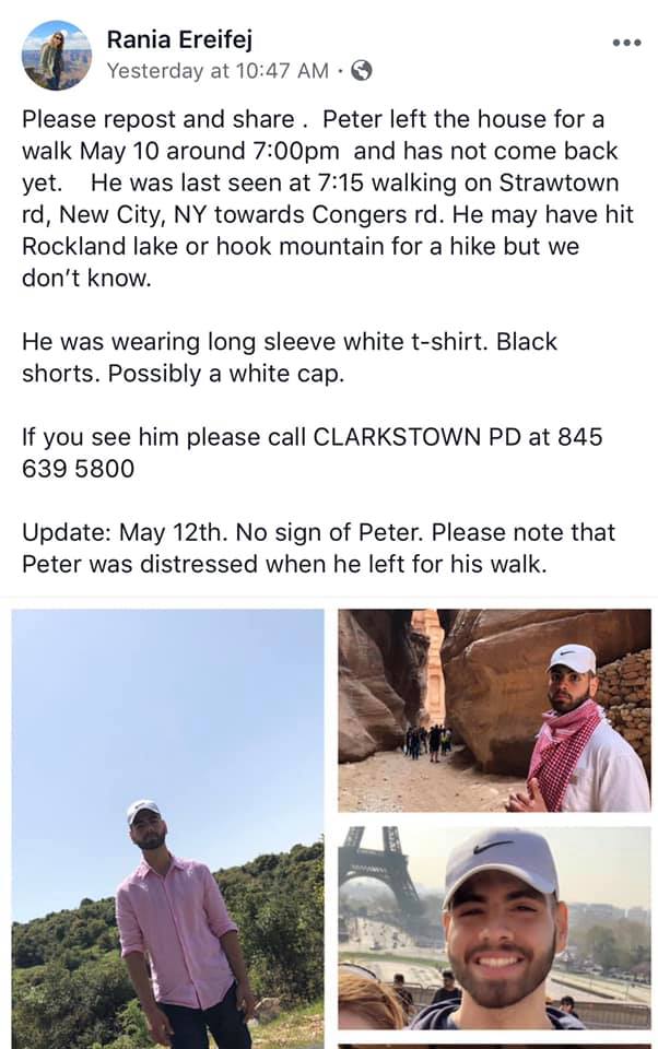 An employee’s son is missing since... - Active International | Facebook