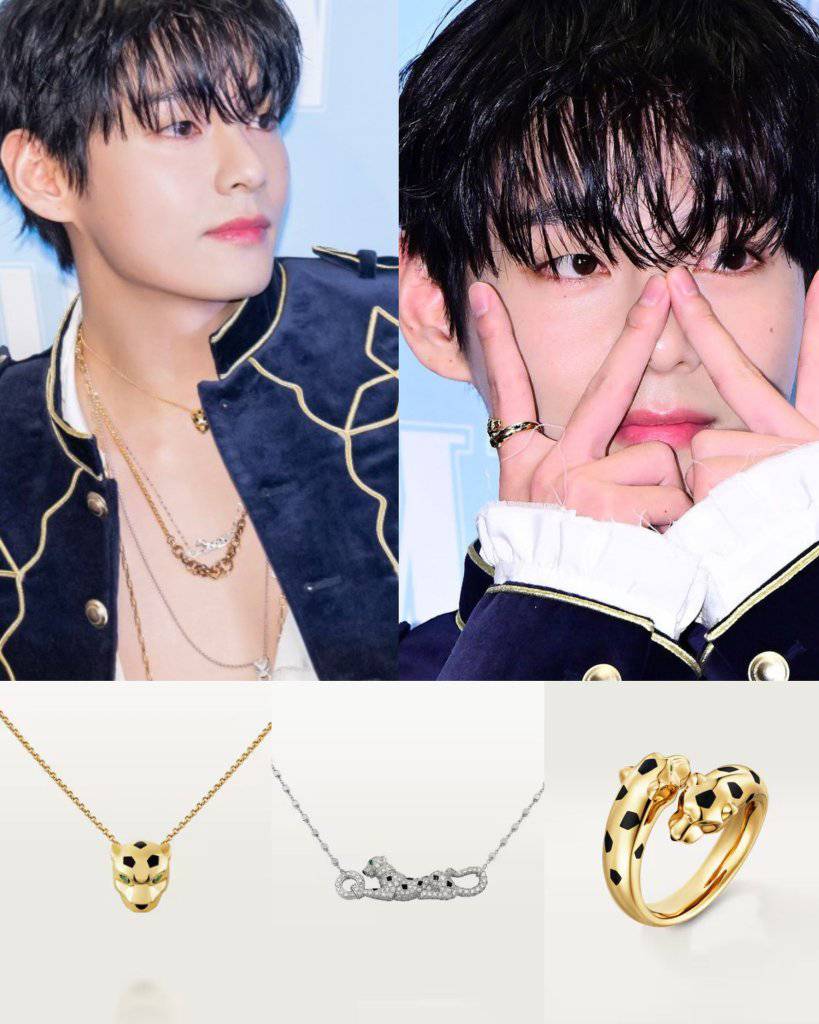 BTS V's jewelry from panache brand