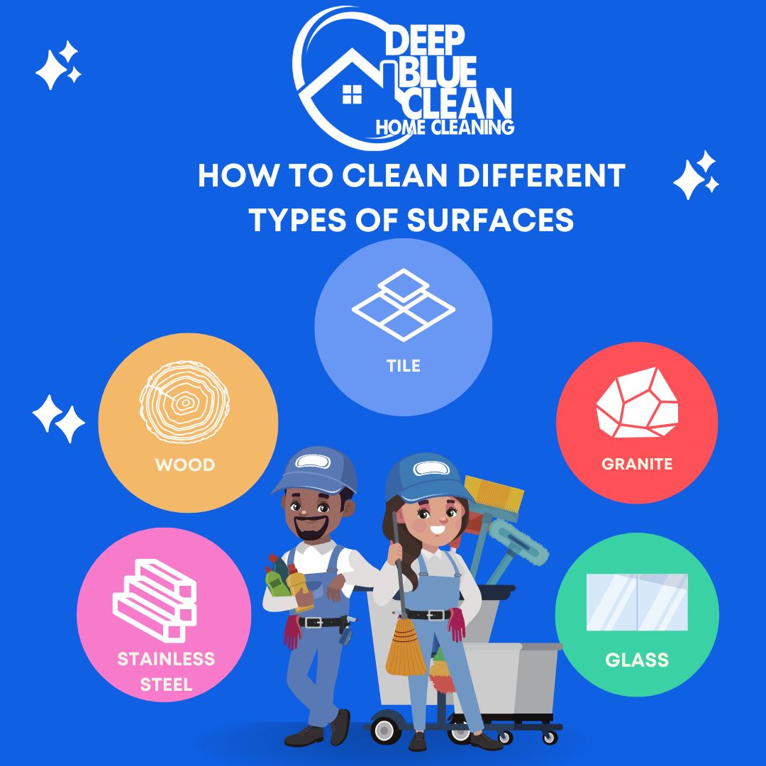 Deep Blue Clean - How to Clean Different Types of Surfaces...