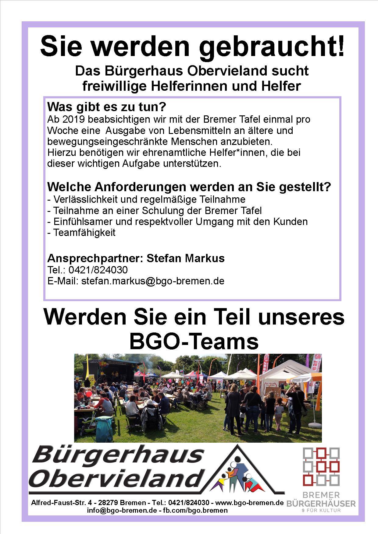 Wir Beabsichtigen Gemeinsam Mit Der Bremer Burgerhaus