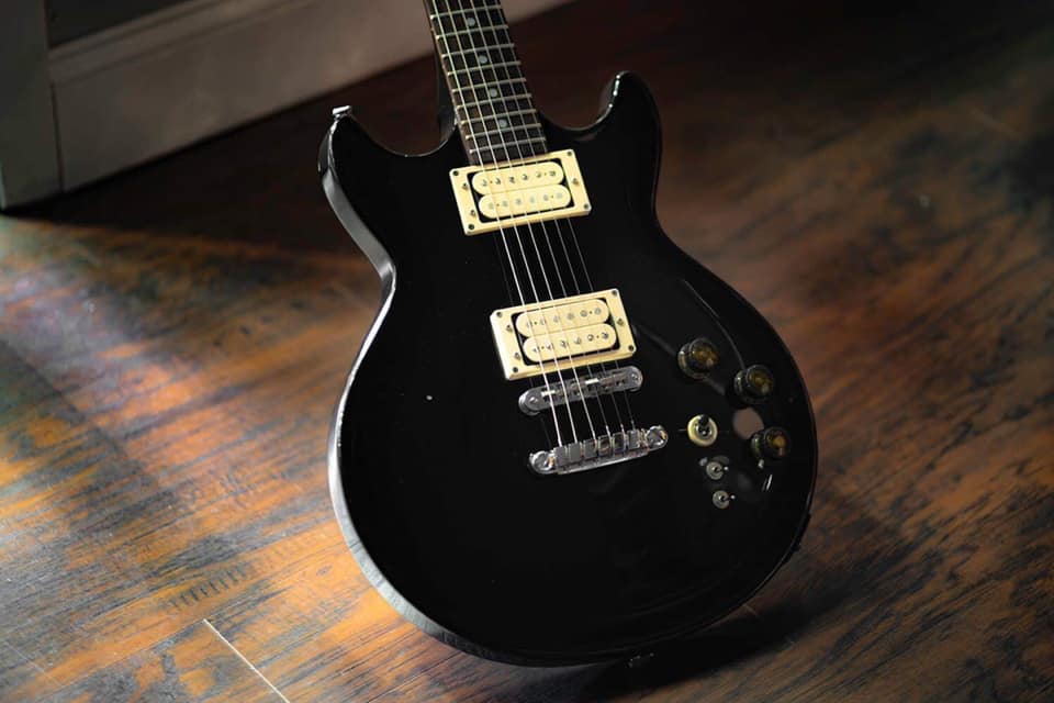 Rare gem. This Ibanez Guitars 45th Anniversary TS808's sapphire