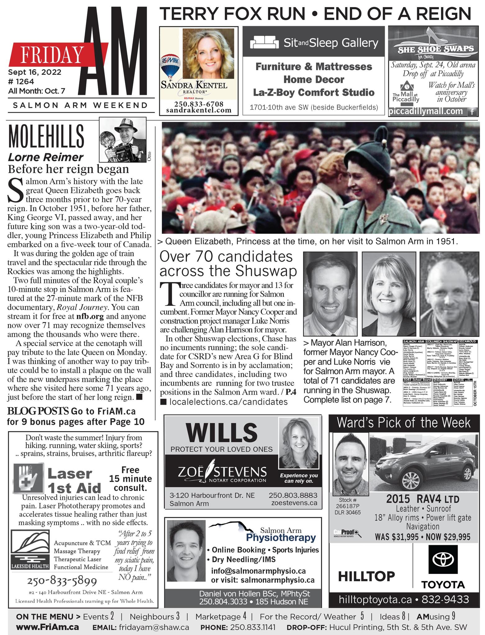 Friday A.M. - Here is the link to the Sept. 16 Friday AM....