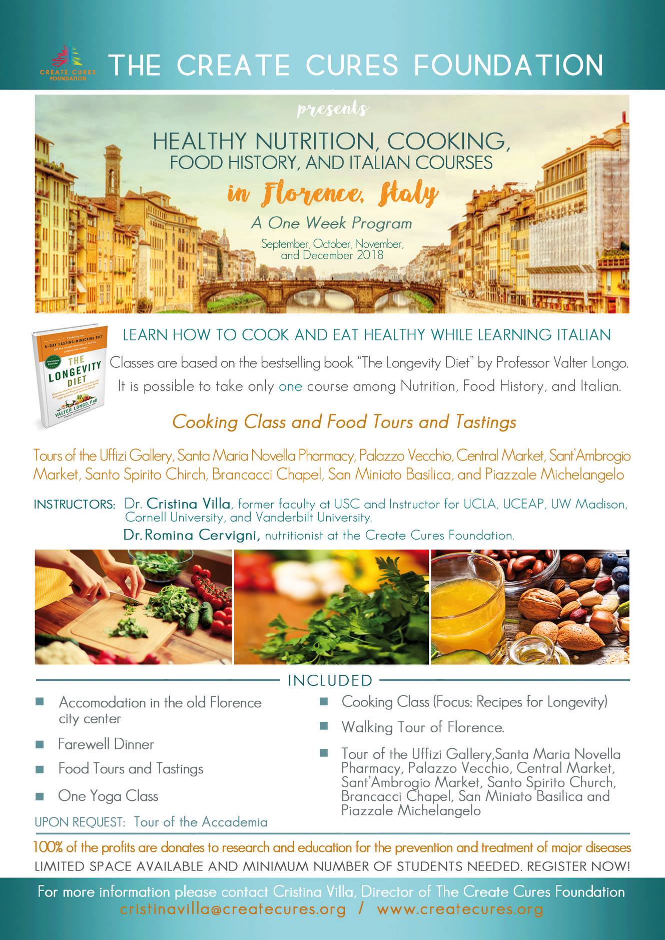 The Create Cures Foundation presents... - Prof. Valter Longo