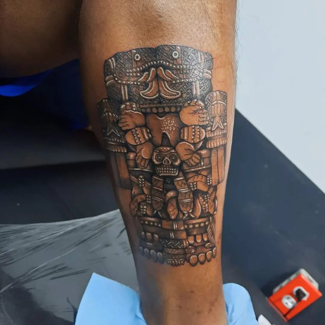 Coatlicue 🇲🇽 #coatlicue #aztecatattoo... - Raven Art & Tattoo