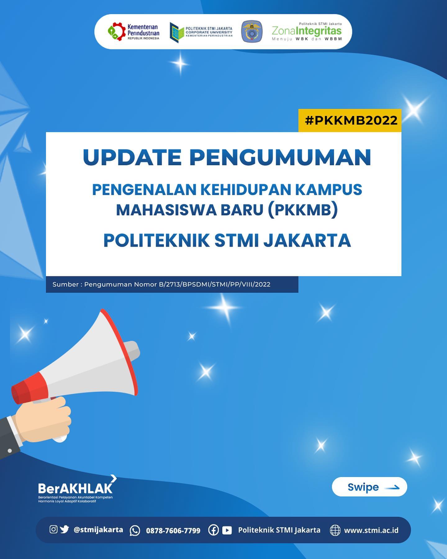Halo, Sobat STMI ! ⁣ Mimin mau... - Politeknik STMI Jakarta | Facebook