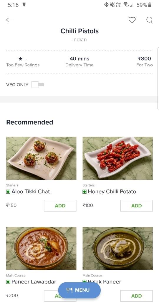 Chilli Pistols Goa | Candolim