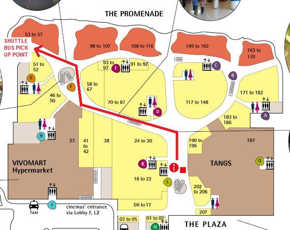 ScreenSingapore - How to get to the Shuttle Bus Pick Up Point (VivoCity ...