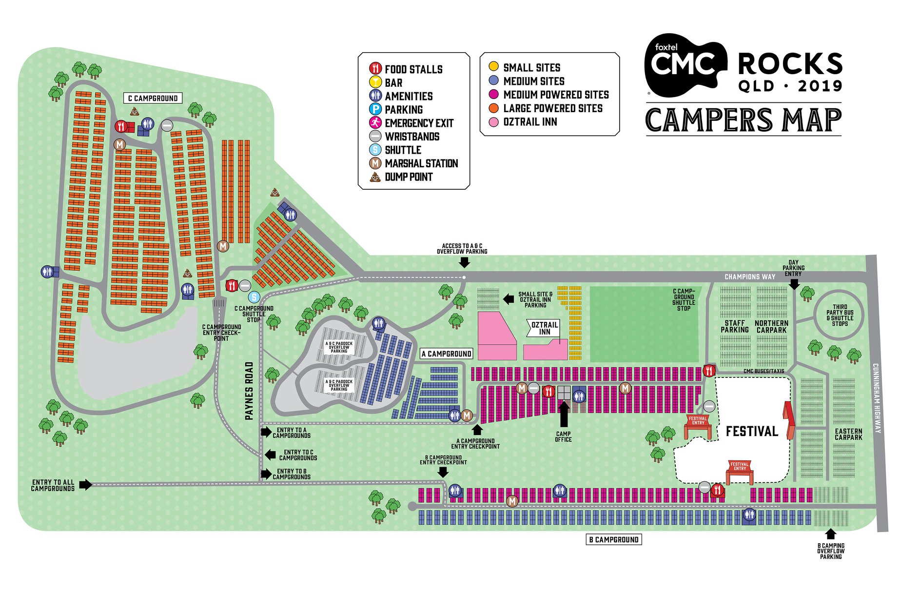 CMC Rocks - Event and Camping maps here! You can also...