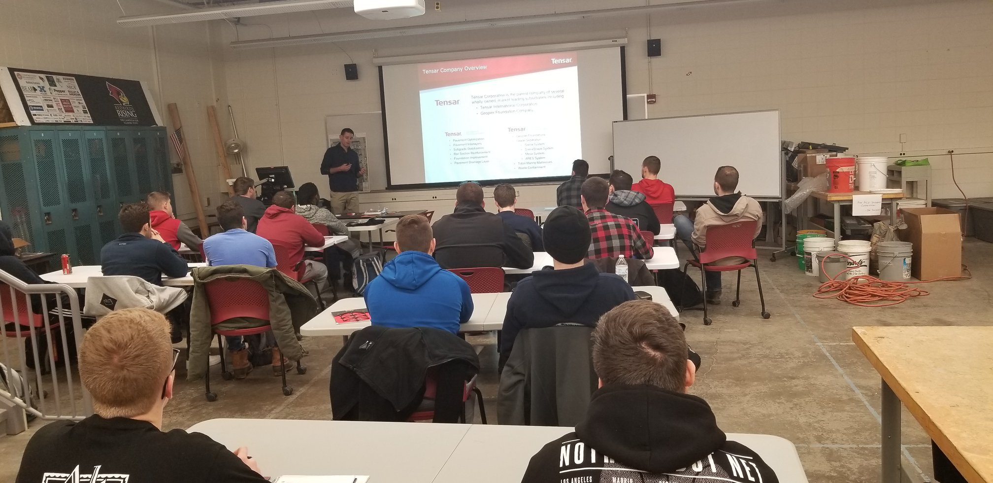 Thanks to Sean Roche and Jeff Rasche from Tensar for presenting about ...
