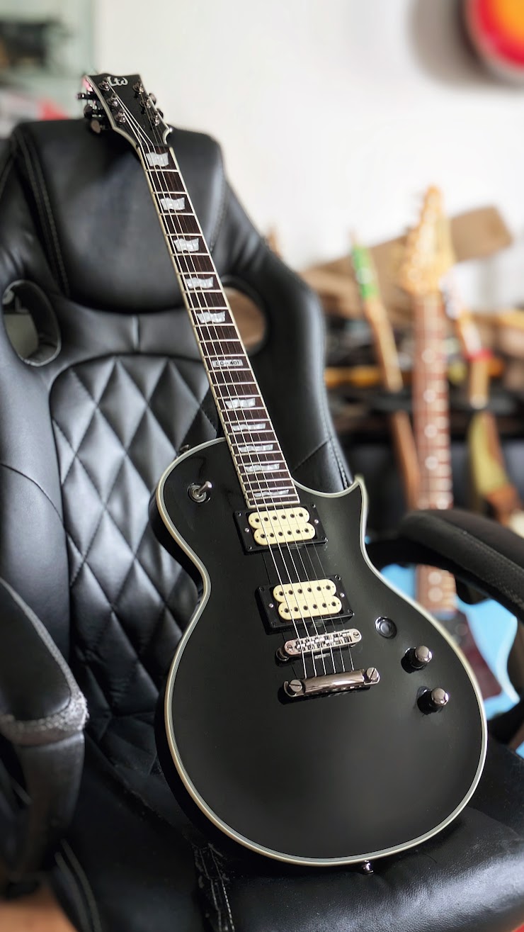 ESP EC-201 mods with Gotoh tuners and Seymour Duncan Invader