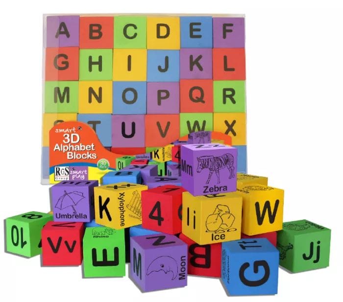 Strawberry Lane Shop - 30 Foam cubes designed to help your child ...