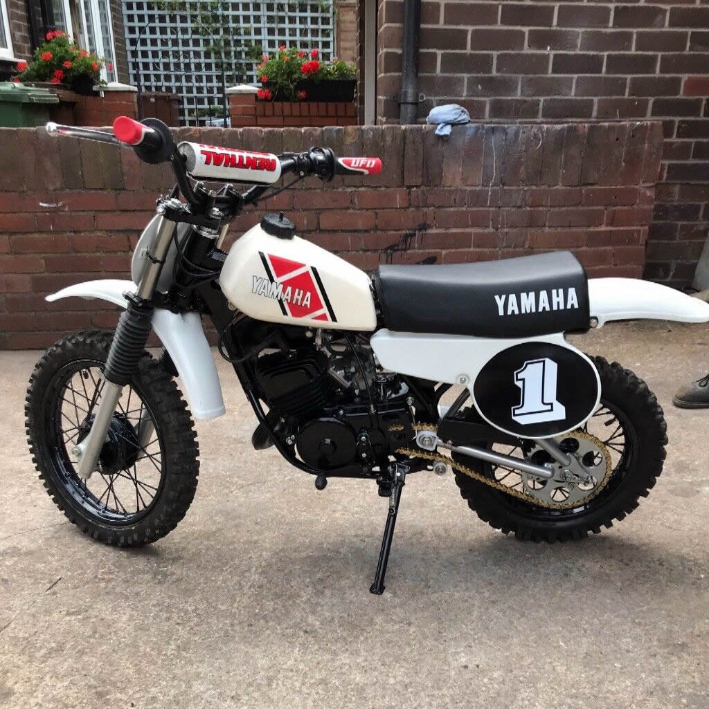 Ad - 1982 Yamaha YZ50J - About as far removed from Yamaha's