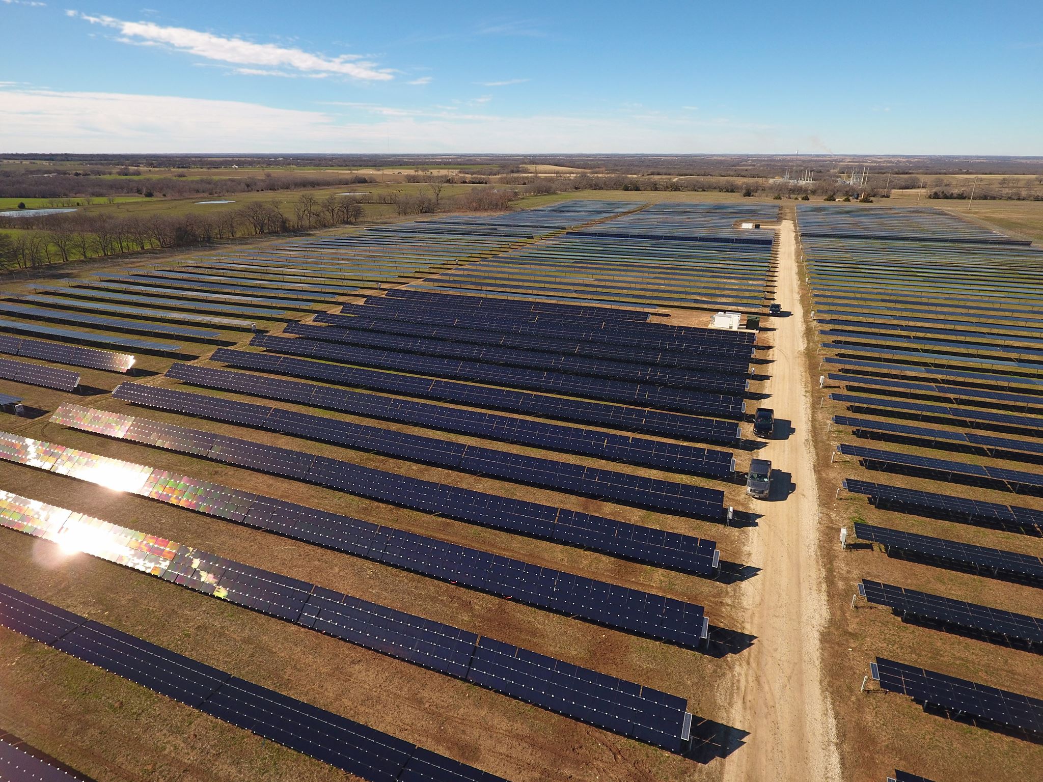 Axium Solar - Here are drone photos from a solar farm we... | Facebook