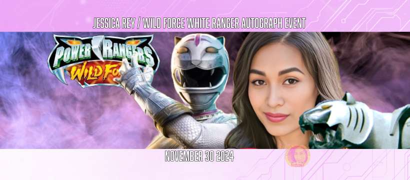 Jessica Rey White Wild Force Ranger