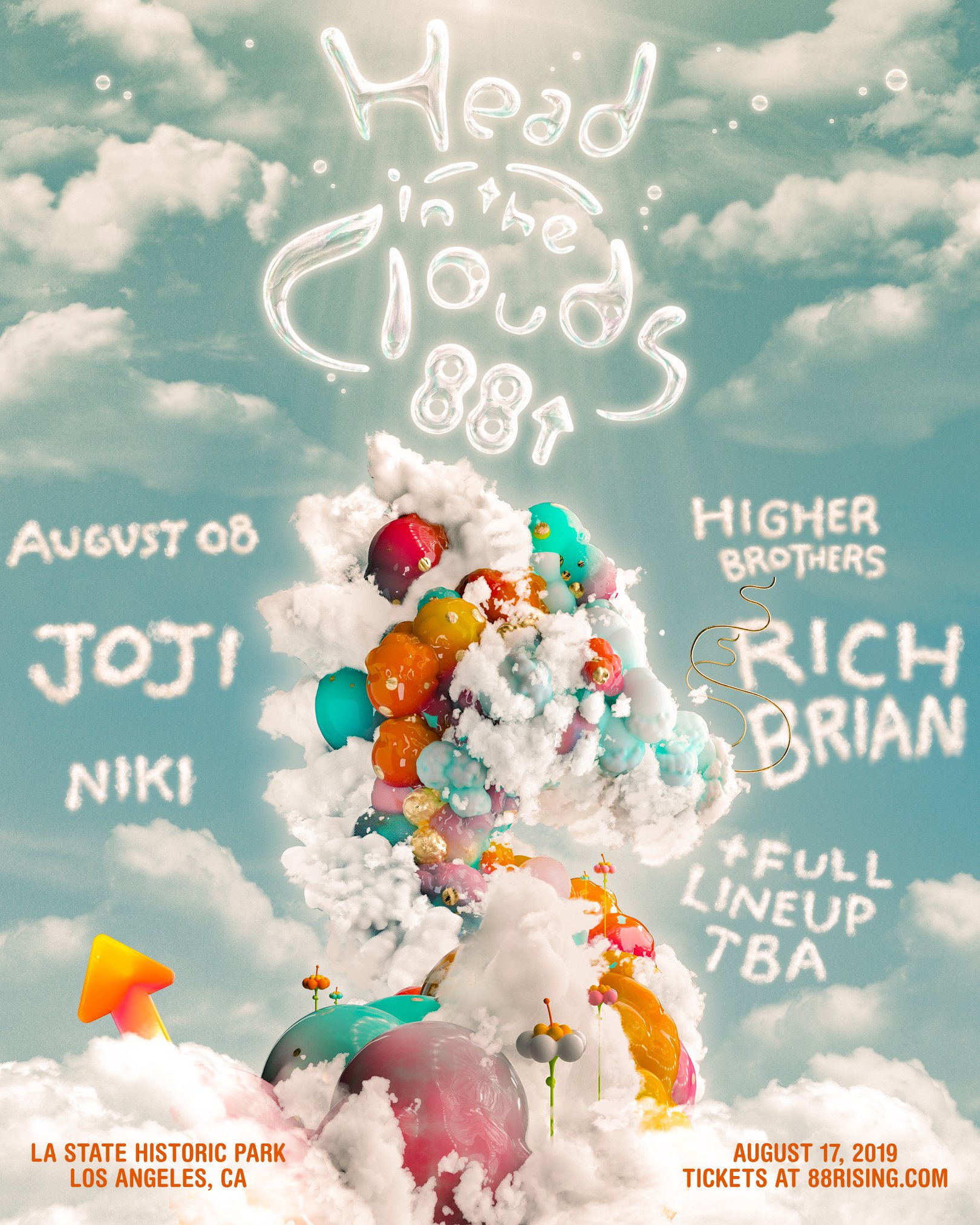 See you on August 8th, LA! Get your Head in the Clouds pass now