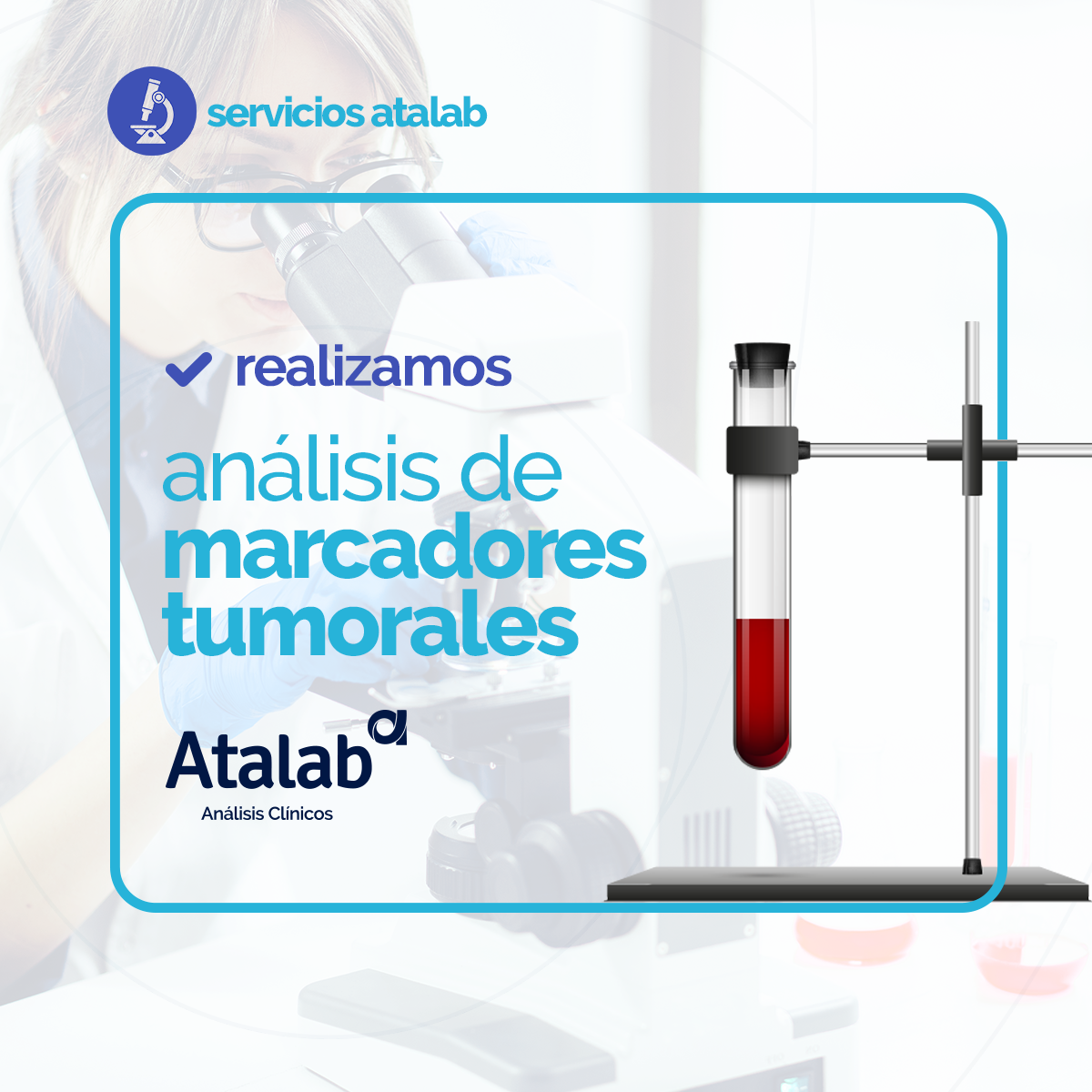 Los marcadores tumorales se utilizan... - Laboratorio Atalab