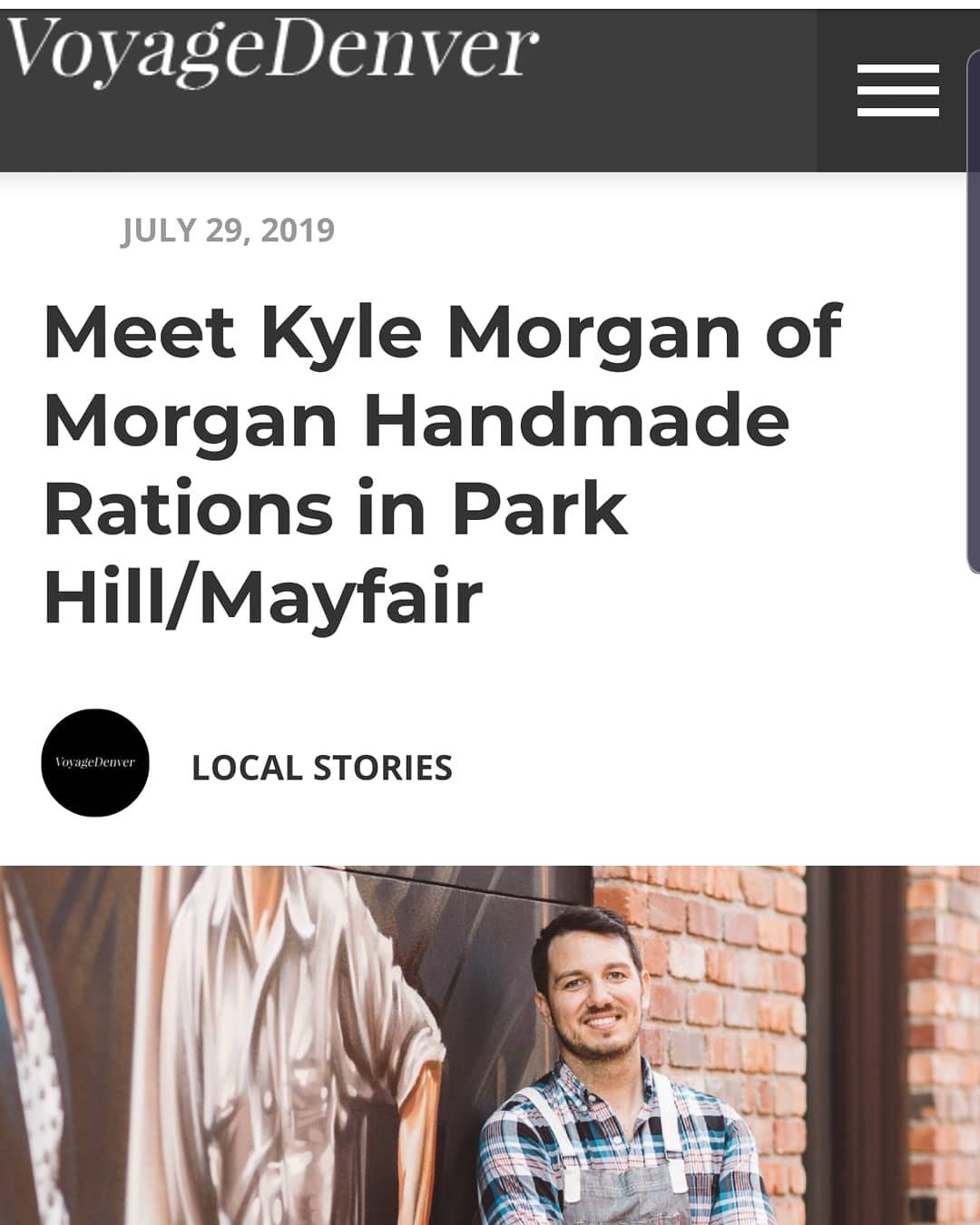 Morgan Handmade Rations