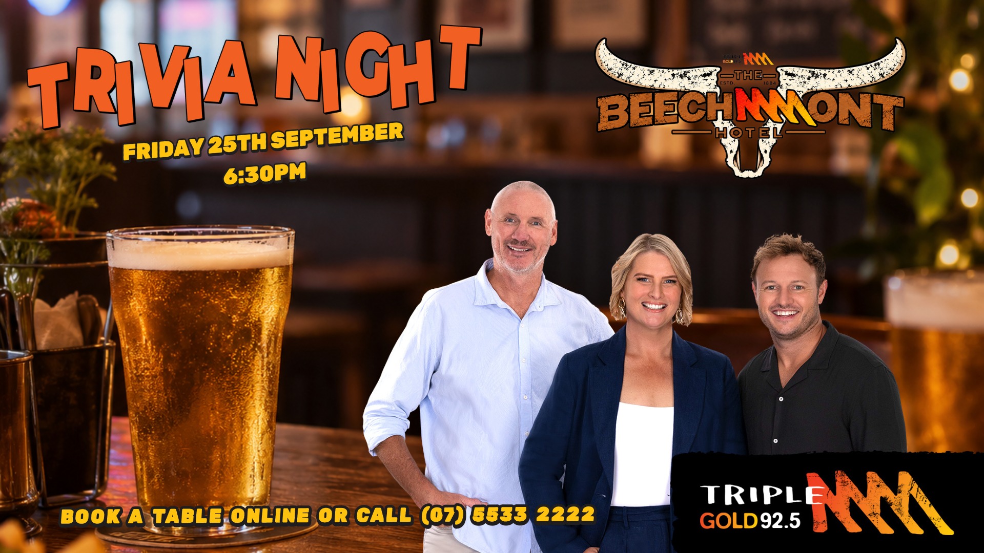 Trivia Night with Triple M Gold's Rod McLeod & Liam