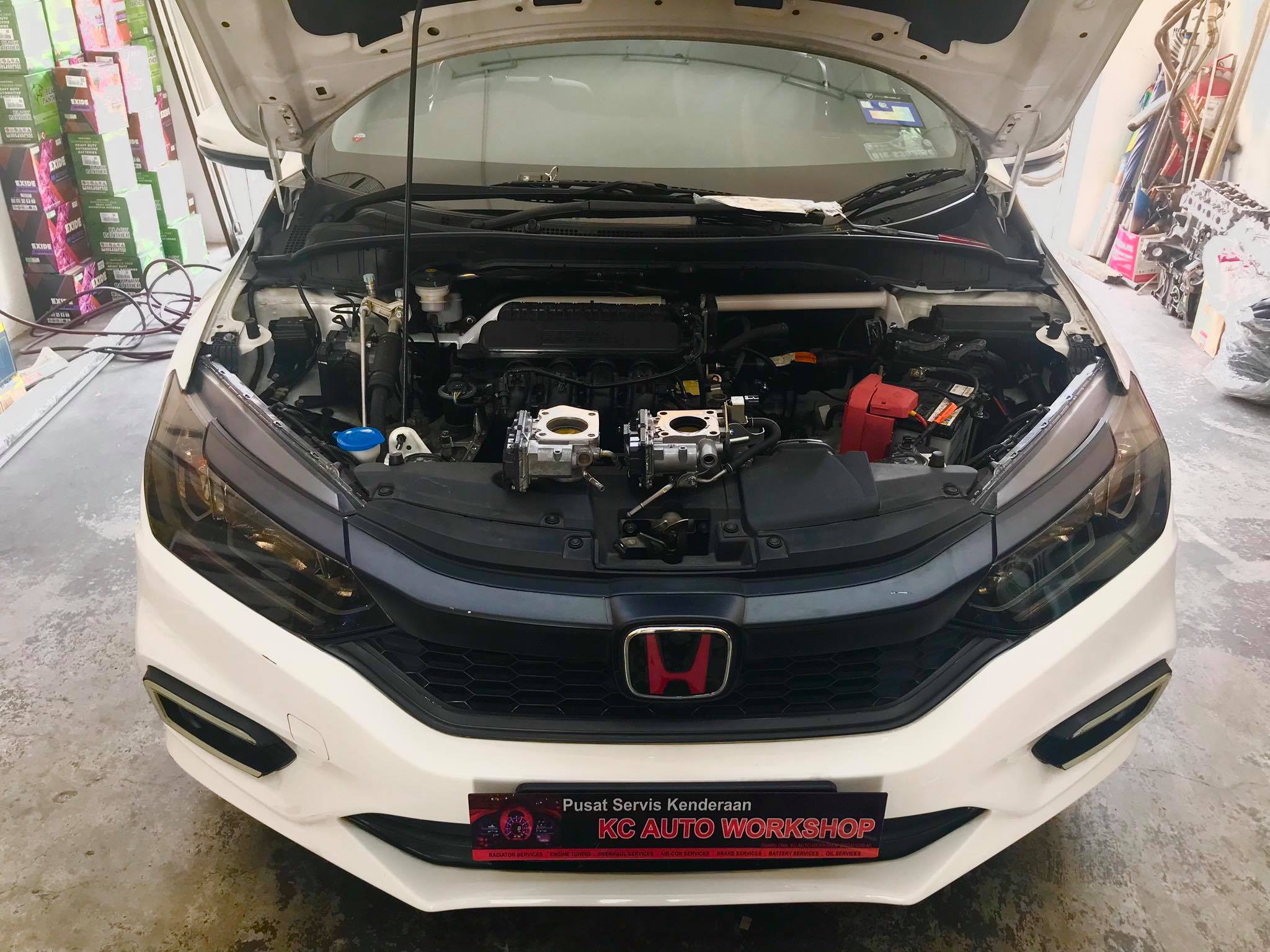 Honda City Gm6 upgrade throttle body... - KC Auto Workshop