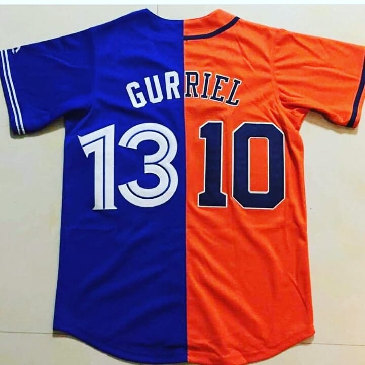 ASTROS GURRIEL サイン　ユニフォーム Toronto - Toronto Blue Jays Lourdes Gurriel Jr & Houston Astros