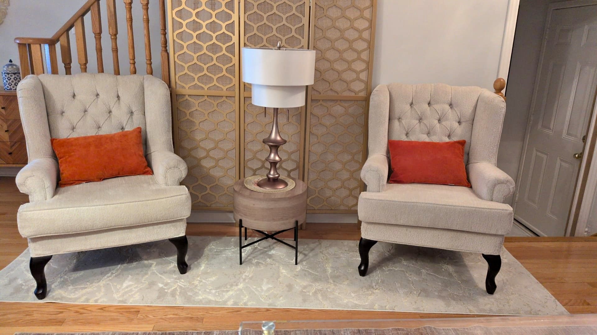 Elegant Beige Wing chair - Chairs - Mississauga, Ontario | Facebook ...