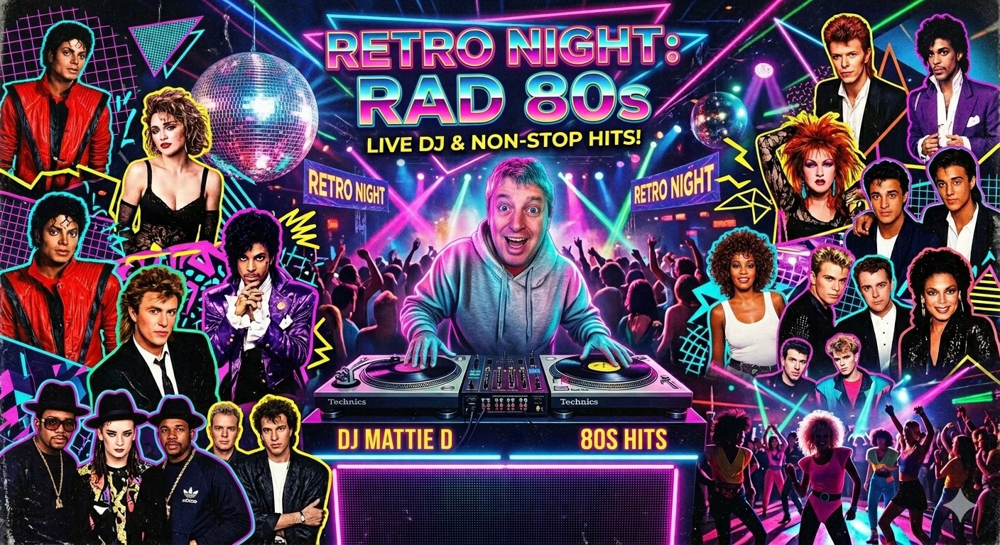 Retro Night @ Bonzer Shack: The Radical 80s