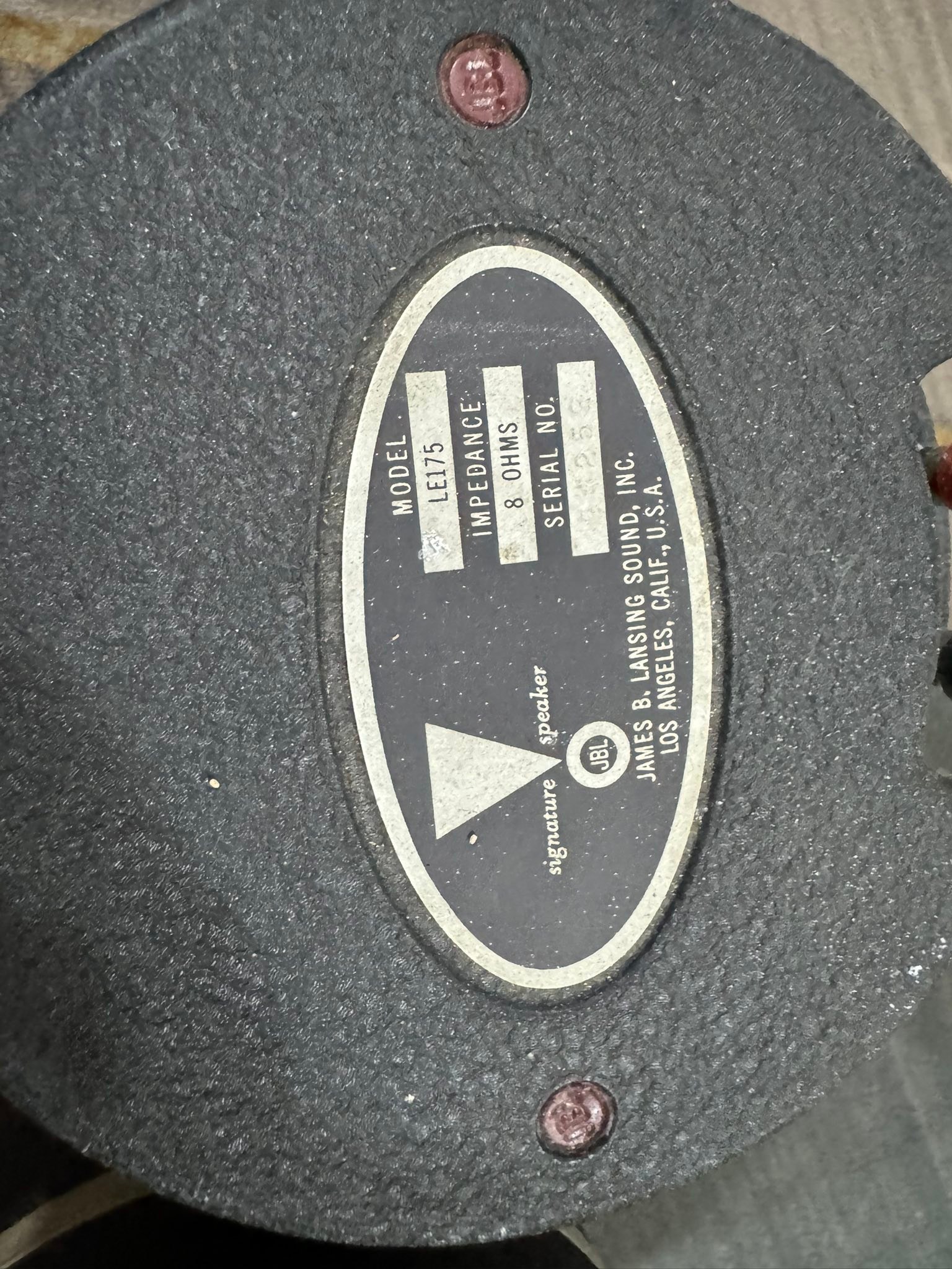 スピーカー・ウーファー JBL SP-505J LE175DLH LX10 ALTEC 416-8C JBL