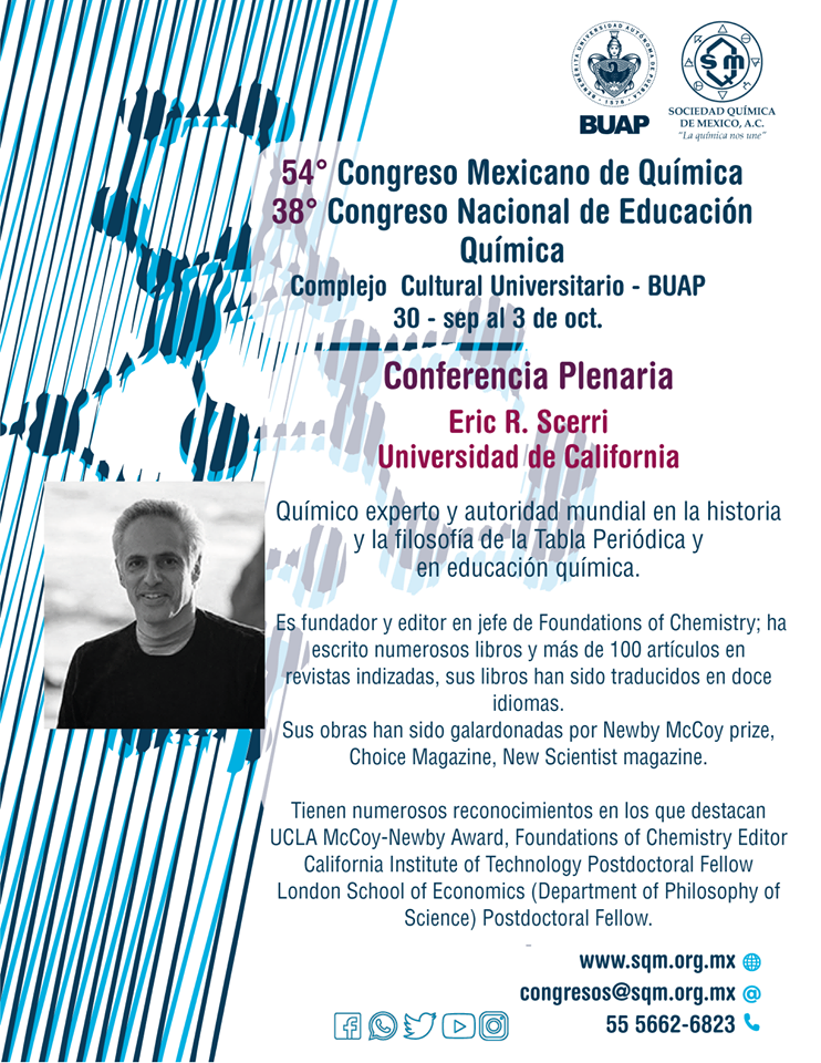 Eric R. Scerri es... - Sociedad Química de México, A.C.